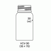 VCV-30 ＜茶色/瓶のみ＞ 商品詳細｜バージンキャップバイアル | 日電 